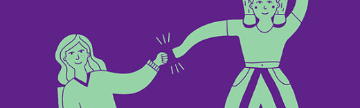 Drei unterschiedliche Personen - Zeichnung