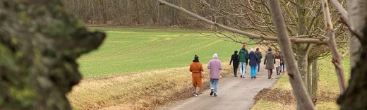 Aktive des BDP Thüringen auf einem Spaziergang 2021