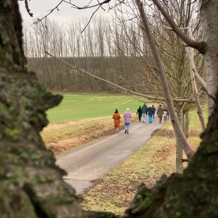 Aktive des BDP Thüringen auf einem Spaziergang 2021
