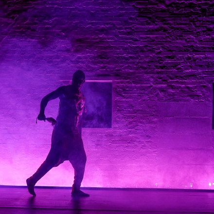 Aufnahme von der Theaterperformance von "de Expatriates"