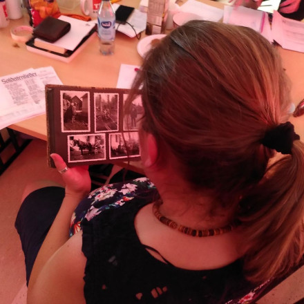 Teilnehmer*in beim Workshop